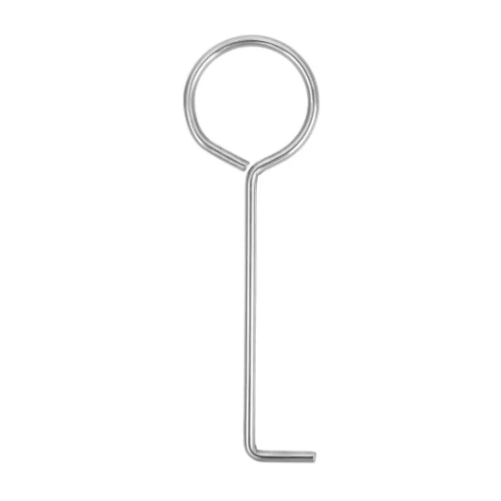 1PC Stainless Steel Drain Key Daily Clean Lifting Hook Shower Drain Grate Kitchen Sewer Lid Hook Utility Tool