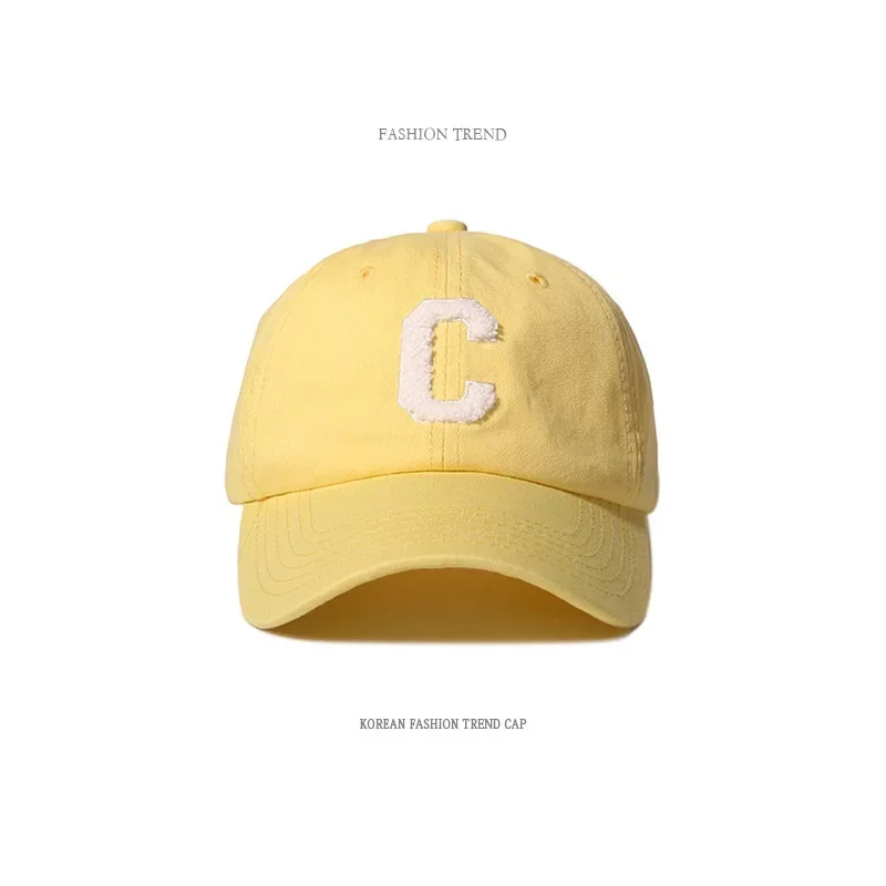 

Fashion Adjustable Snapback Street Trend Hip Hop Sun Casual Sport Baseball Caps with Terry Letters for Men and Women Bones Caps
