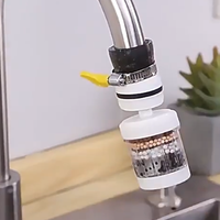 6 Layers Tap Purifier Universal Faucet Tap Filter Splashproof 360 Degree Rotation Water Saving Bubbler For Home Kitchen Bathroom