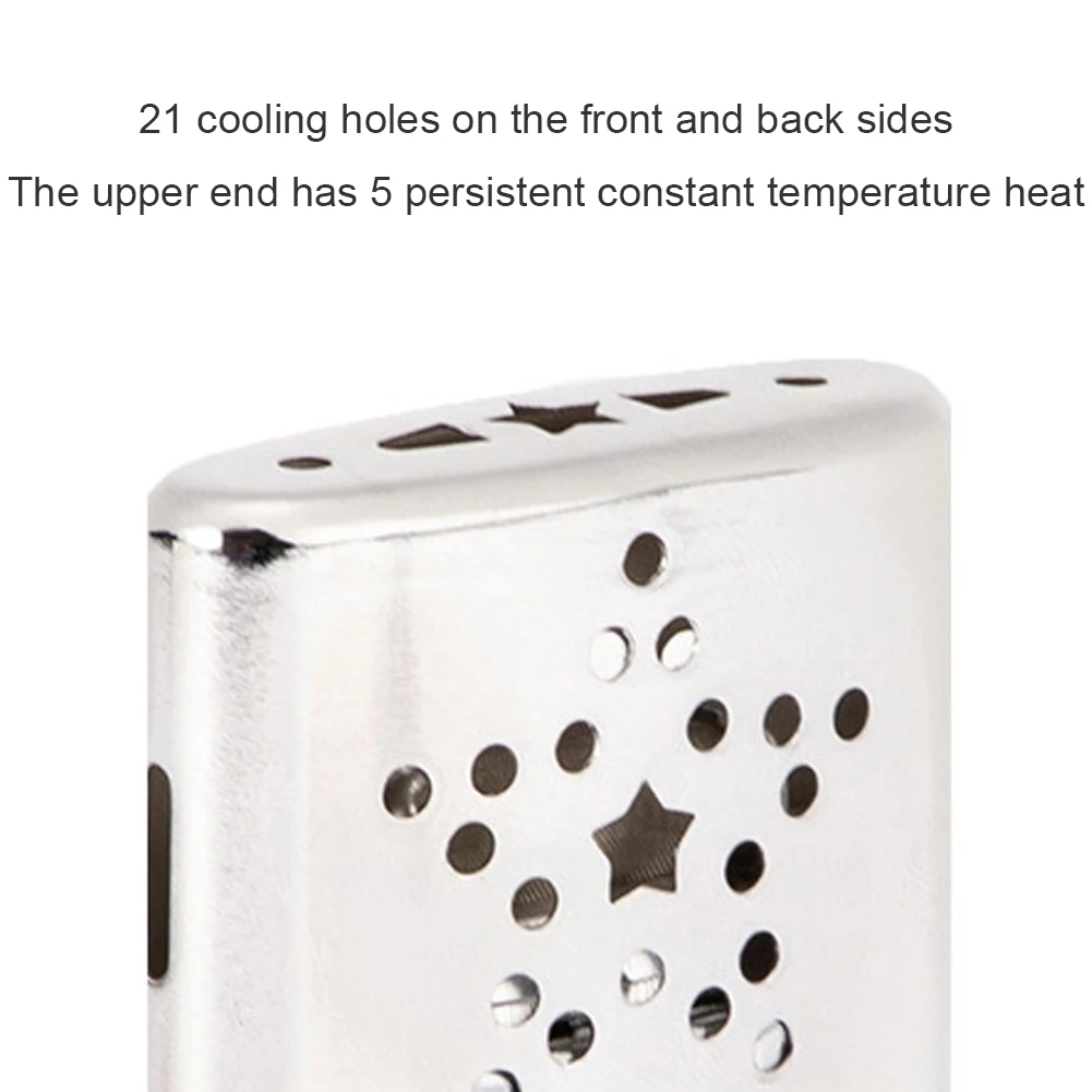 Hand Fuel Heating Mini Hand Warmer Reusable Hand Warmers Heater Ultralight Standard Pocket Hand Heater Metal Alloy Winter Heater