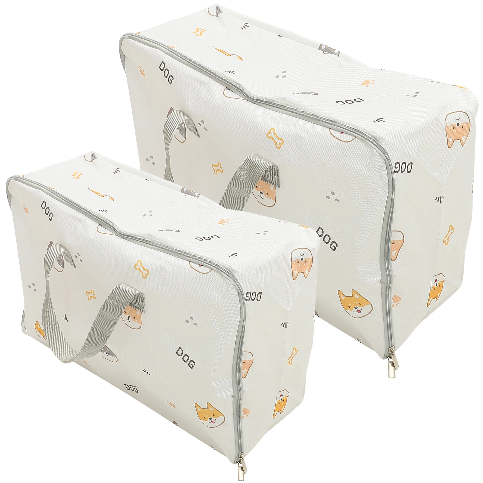 

2 Pcs Waterproof Storage Bag Oxford Fabric Multifunctional Luggage Bedding Tote Bags Outdoor Cloth Travel
