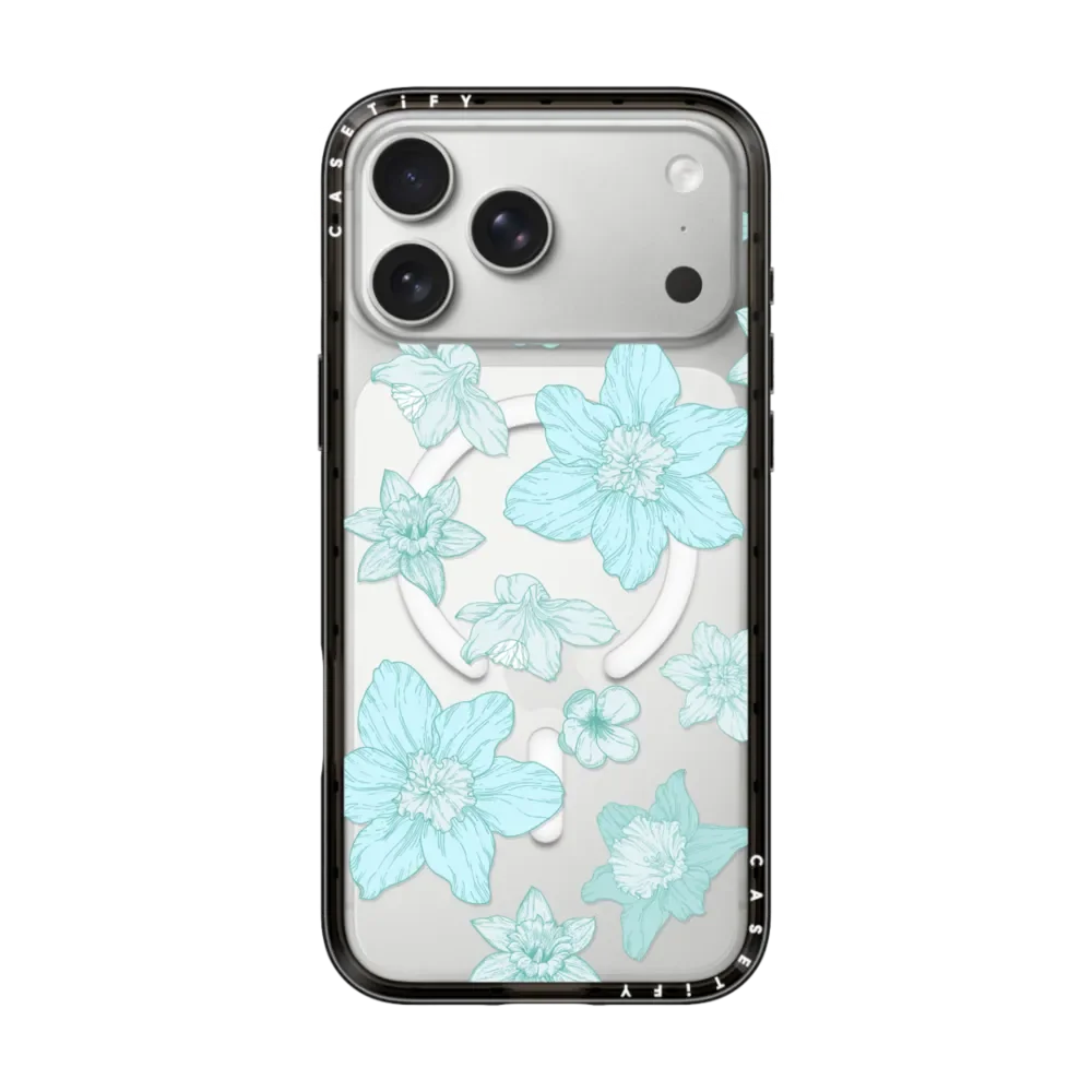 CASETiFY Sky Blue Glaze Series Magnetic Support Magnetic Drop-proof Case for iPhone13 14 15 17 16 Pro Max Air Plus Protect Cover view 4