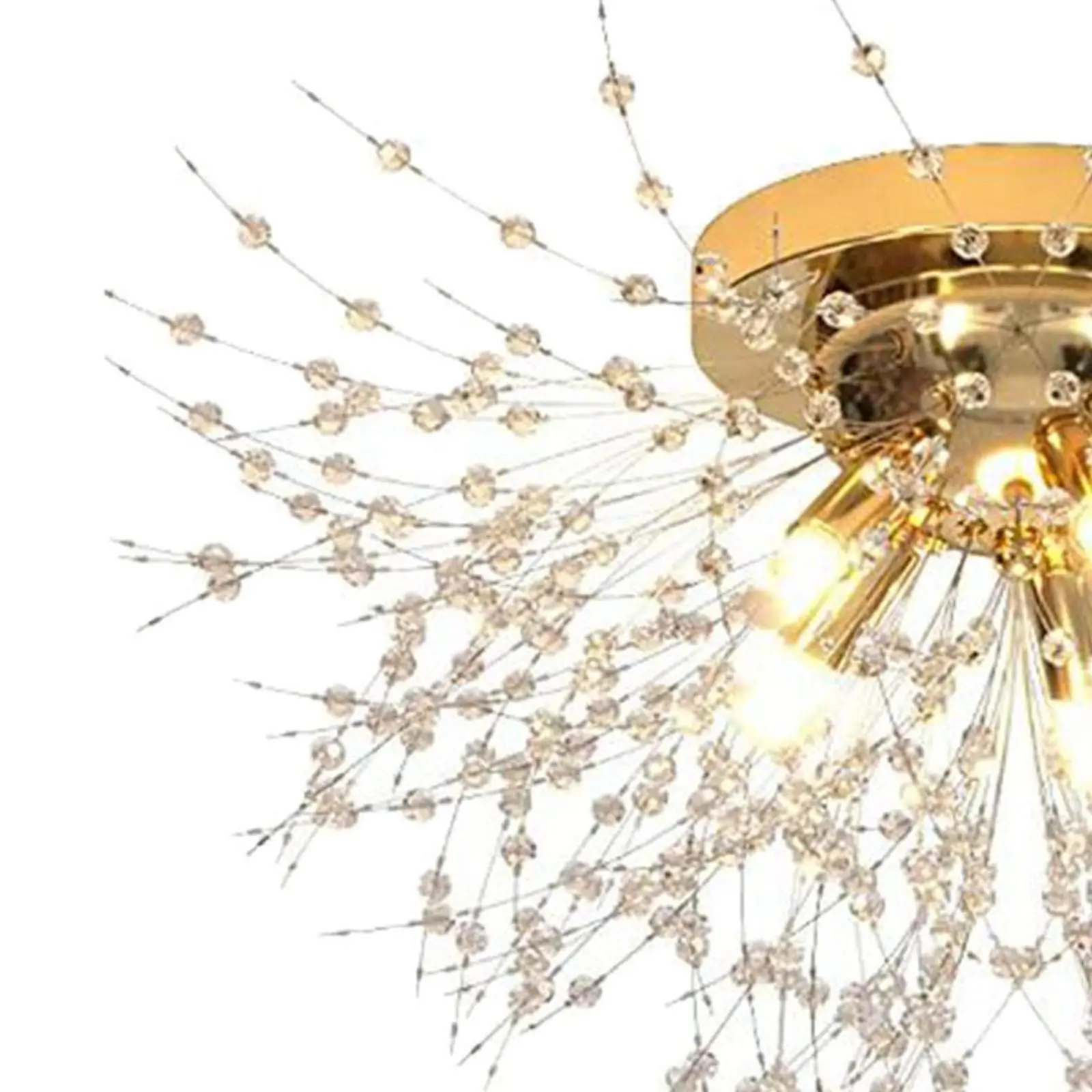 

Crystal Chandelier Decorative Ceiling Fixture Pendant Lamp for Living Room