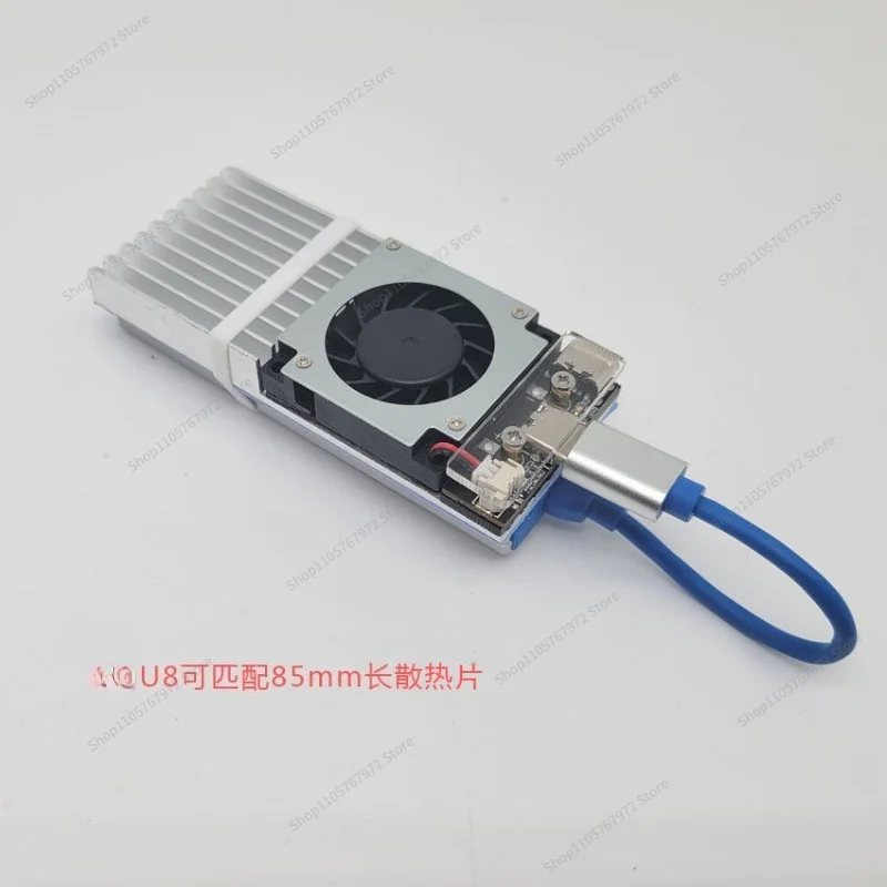 ForU8 radiator portable wifi air-cooled radiator ultra-thin aluminum alloy typec cooling fan 5V