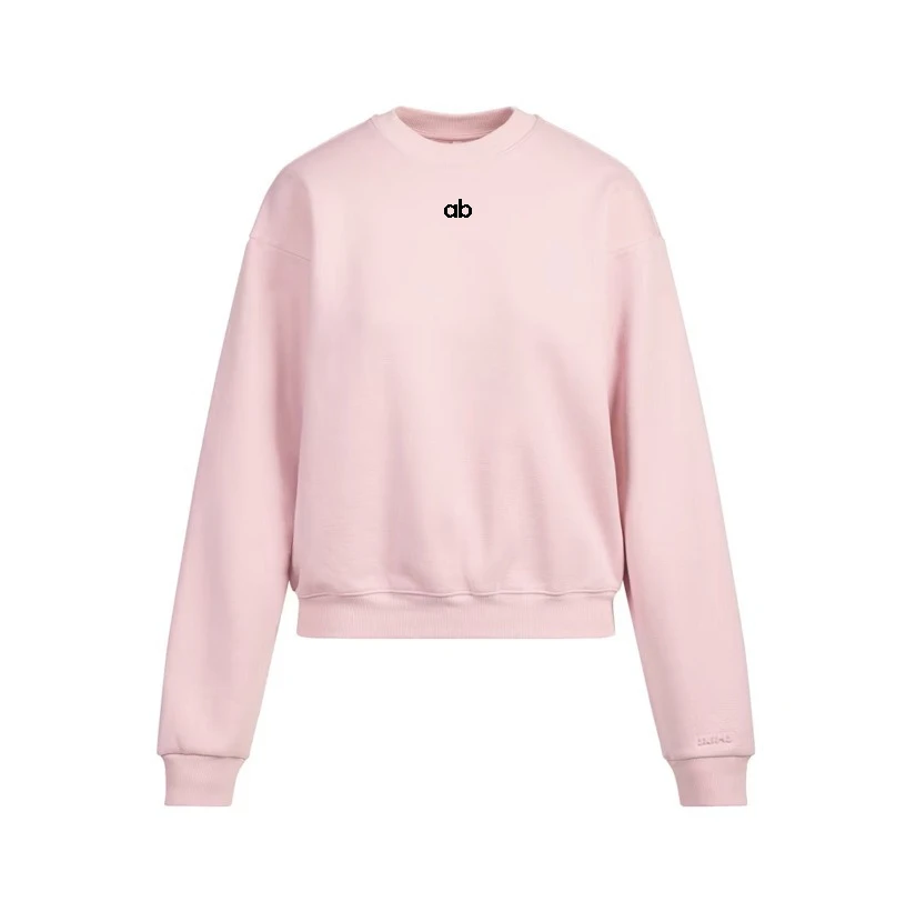 2026 Women's Thickened Fleece Sweatshirt Loose Fit Round Neck Baseball Jacket Autumn Winter New Style Student Coat Pure Color