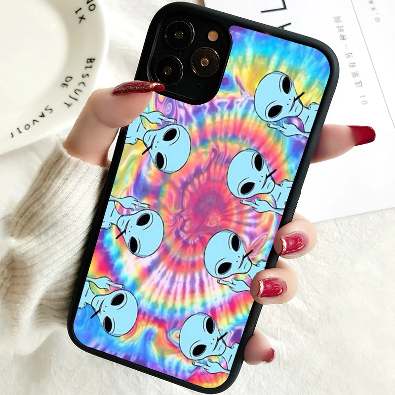 5 5S SE 2020 Phone Cover Case for iPhone 6 6S 7 8 PLUS X XS XR 11 12 13 MINI 14 PRO MAX Rubber  Alien Martian Humans Arent Real