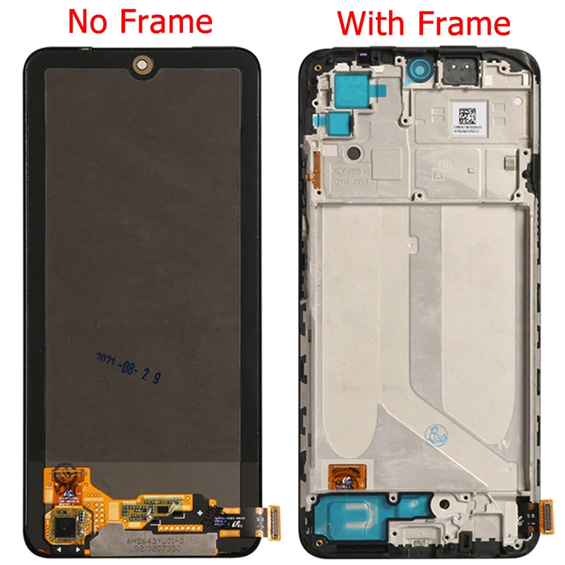 Original for Xiaomi Redmi Note 10 4G LCD Display Touch Screen With Frame 6.43\