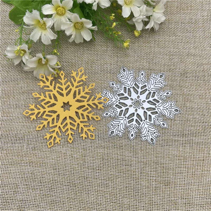 Snowflake Lace background Metal Cutting Dies Stencils For DIY Scrapbooking Decorative Embossing Handcraft Template