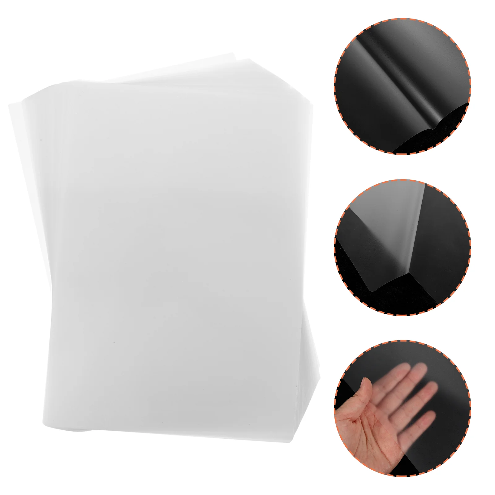 100 Pcs Film Laminating Films Lamination Paper Eva Pouches Practical Waterproof