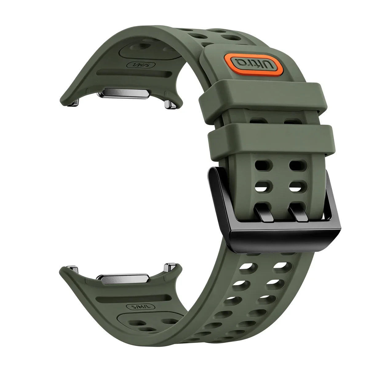Original Silikonarmband für Samsung Galaxy Watch Ultra 2 47mm Marine Sport Armband Correa für GalaxyWatch Ultra 2026 2025 Bänder – Detail 22