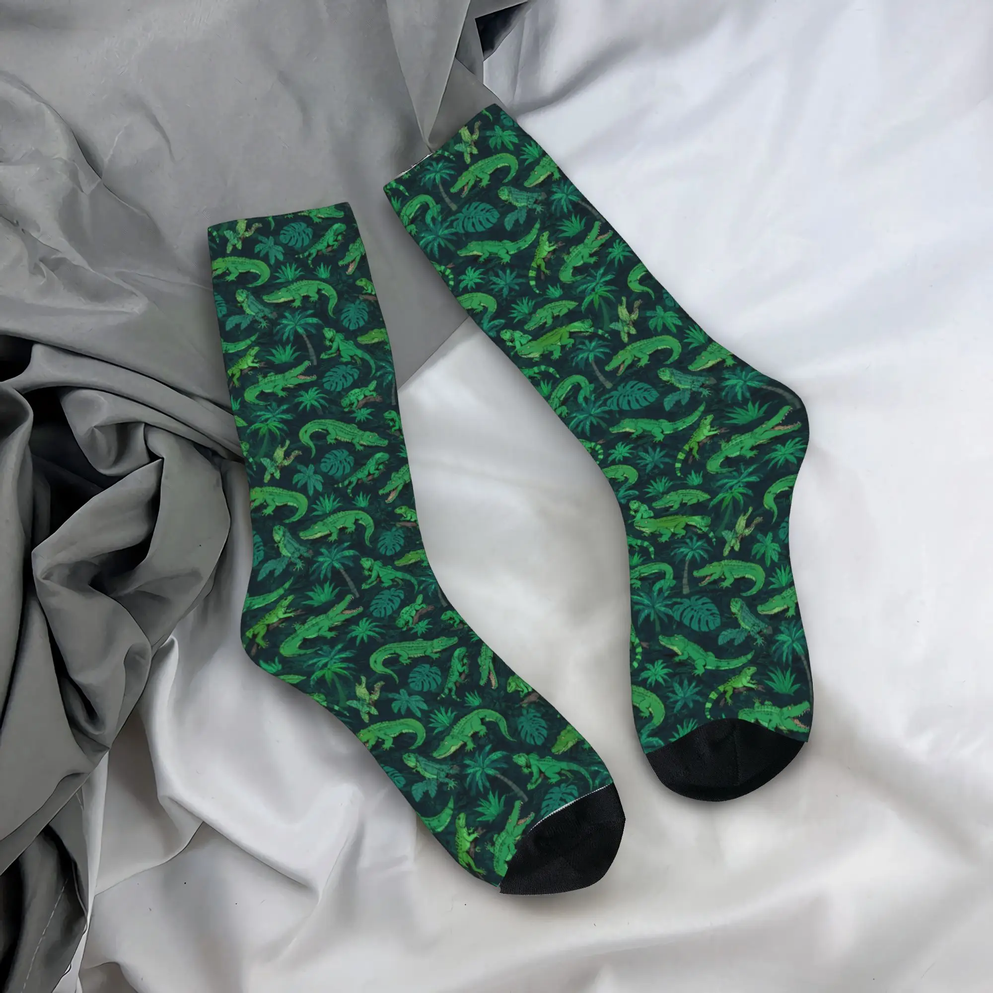 Animal & Wildlife Socks  Graphic Stockings Non-Slip Men Socks Quality Autumn Casual Running Socks