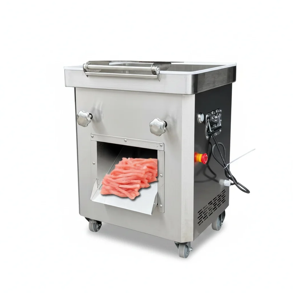 

Stainless Steel Commercial Meat Slicer | Chicken Beef Cube Dicer Slicing Machine