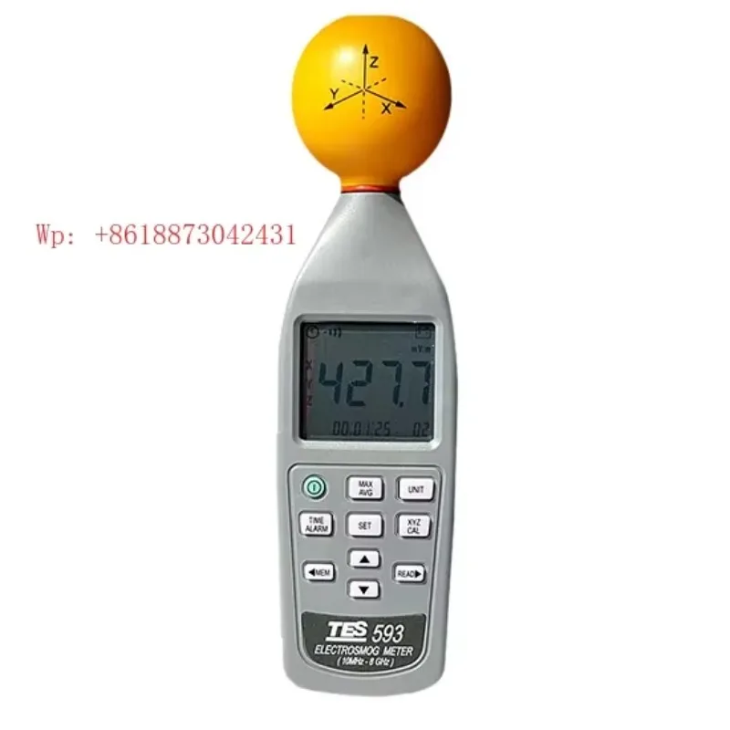 TES-593R High Frequency Electromagnetic Radiation Detector Electromagnetic Wave Detector Electrical Radiation Detector