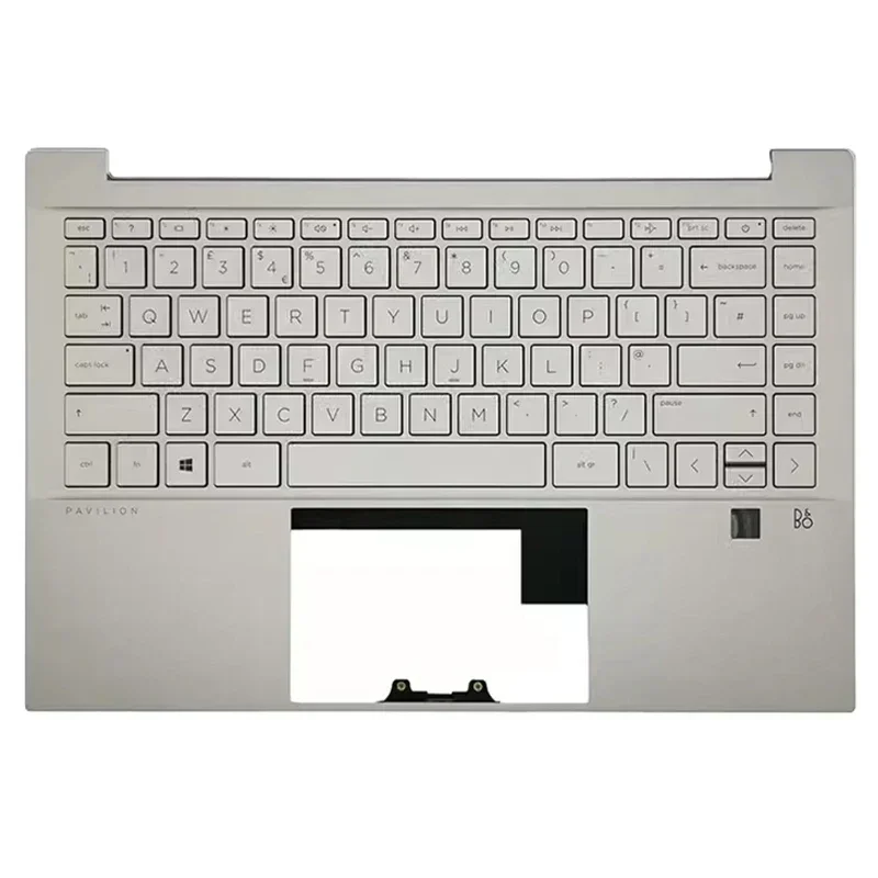 HJ 95New Original Laptop Palmrest Keyboard with US Language for Pavilion 14-DV TPN-Q244 Silver