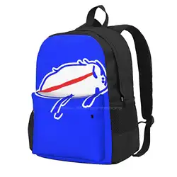 Josh Allen Drawing Hot Sale Schoolbag Backpack Fashion Bags Buffalo Ny City Of Buffalo 716 Wny Western New York Bills Mafia