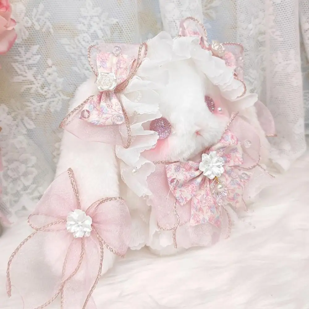 New Bunny Bag Princess Lolita Crossbody Bags Sweet Pearl Chain Purse