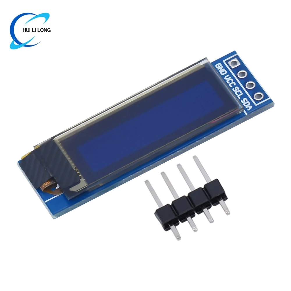 WAVGAT 0.91 inch OLED module 0.91" Blue White OLED 128X32 OLED LCD LED Display Module 0.91" IIC Communicate