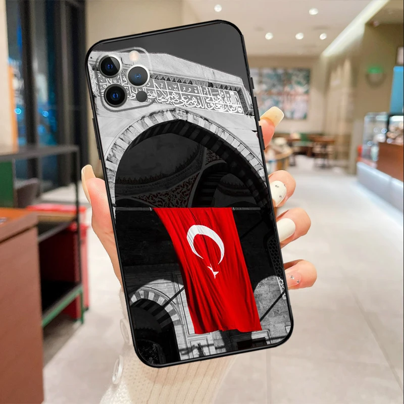 Turkey Turkish Flag Phone Case For iPhone 16 15 14 13 12 11 Pro Max Mini X XS XR 6 Plus Back Cover