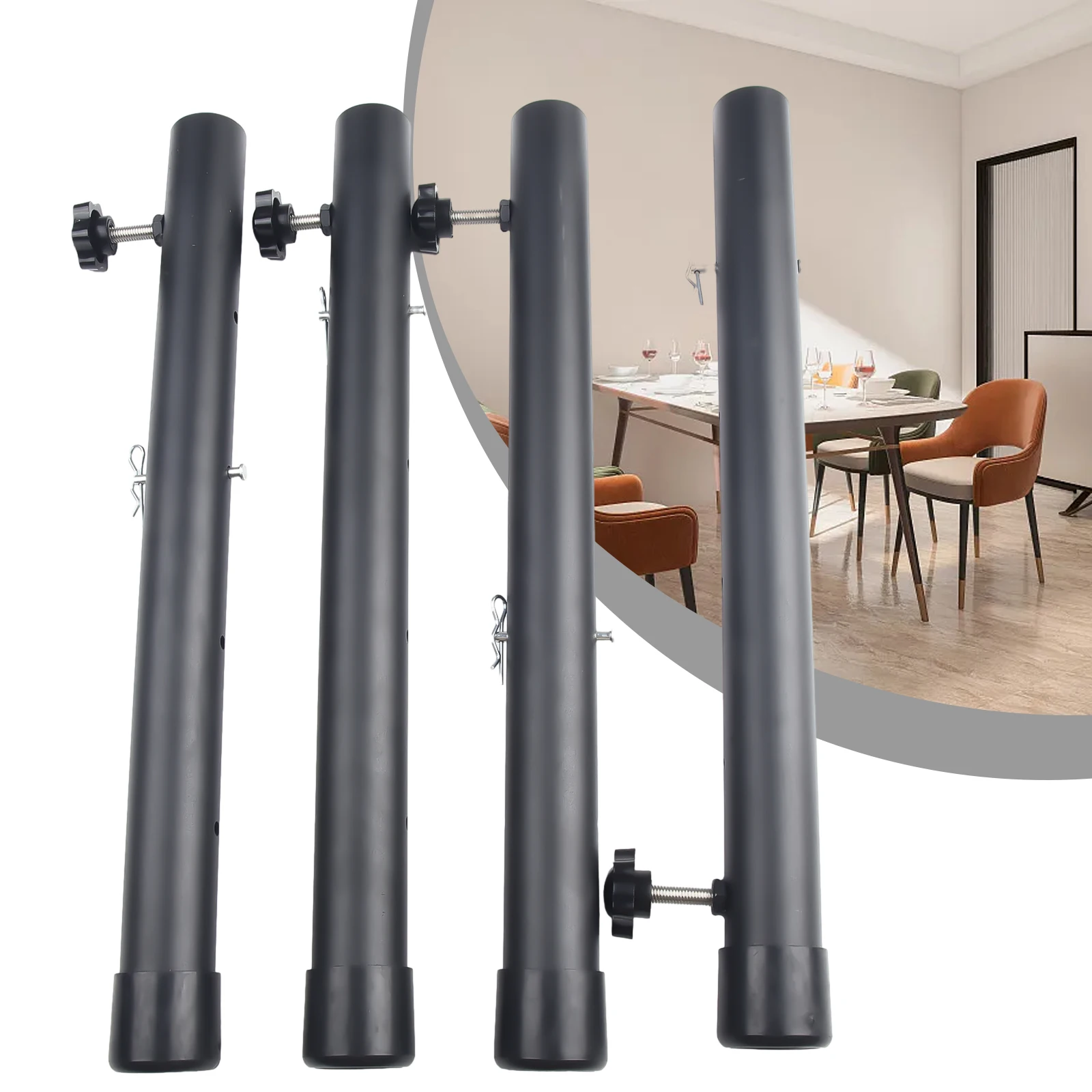 1 Set Leg Extenders Home Garden Height Adjustable Height Extender Wide Applictaion 4 Table Leg Extenders Outdoor Living