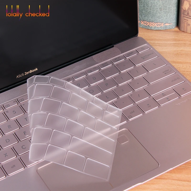 TPU Keyboard Protector Cover For ASUS ZenBook 3 UX390UA UX390UAK ux390u UX390 Series 12.5'' laptop keyboard cover