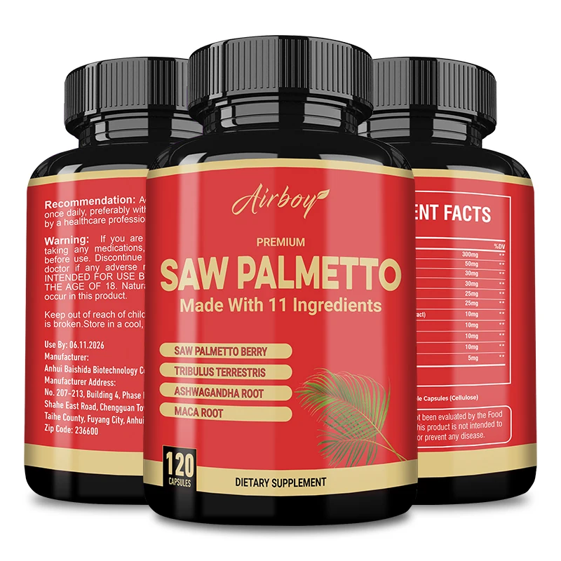 Saw Palmetto - DHT Blocker, Urinary Health and Prostate Health Support Supplement