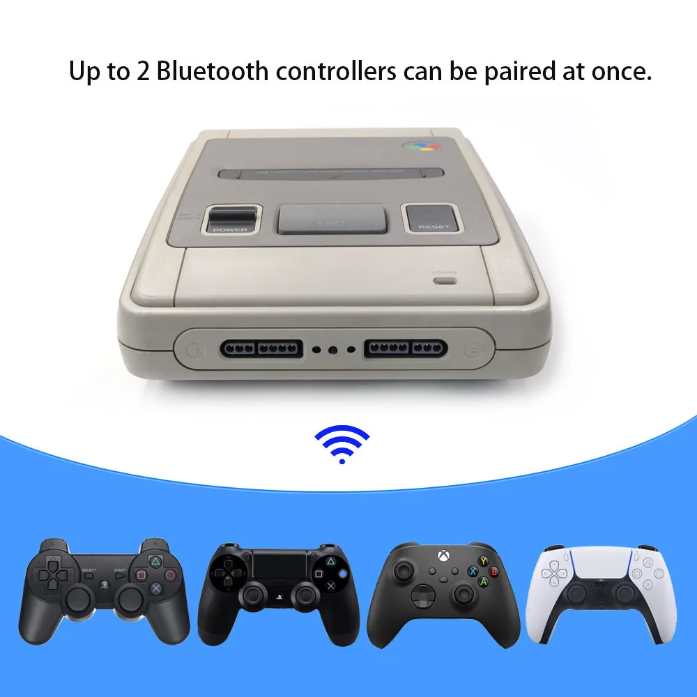 JP SFC iBlueControlMod Wireless Controllers Internal Adaptor Mod For EU SNES For Connecte to PS3/PS4/PS5/Switch Pro Contorller