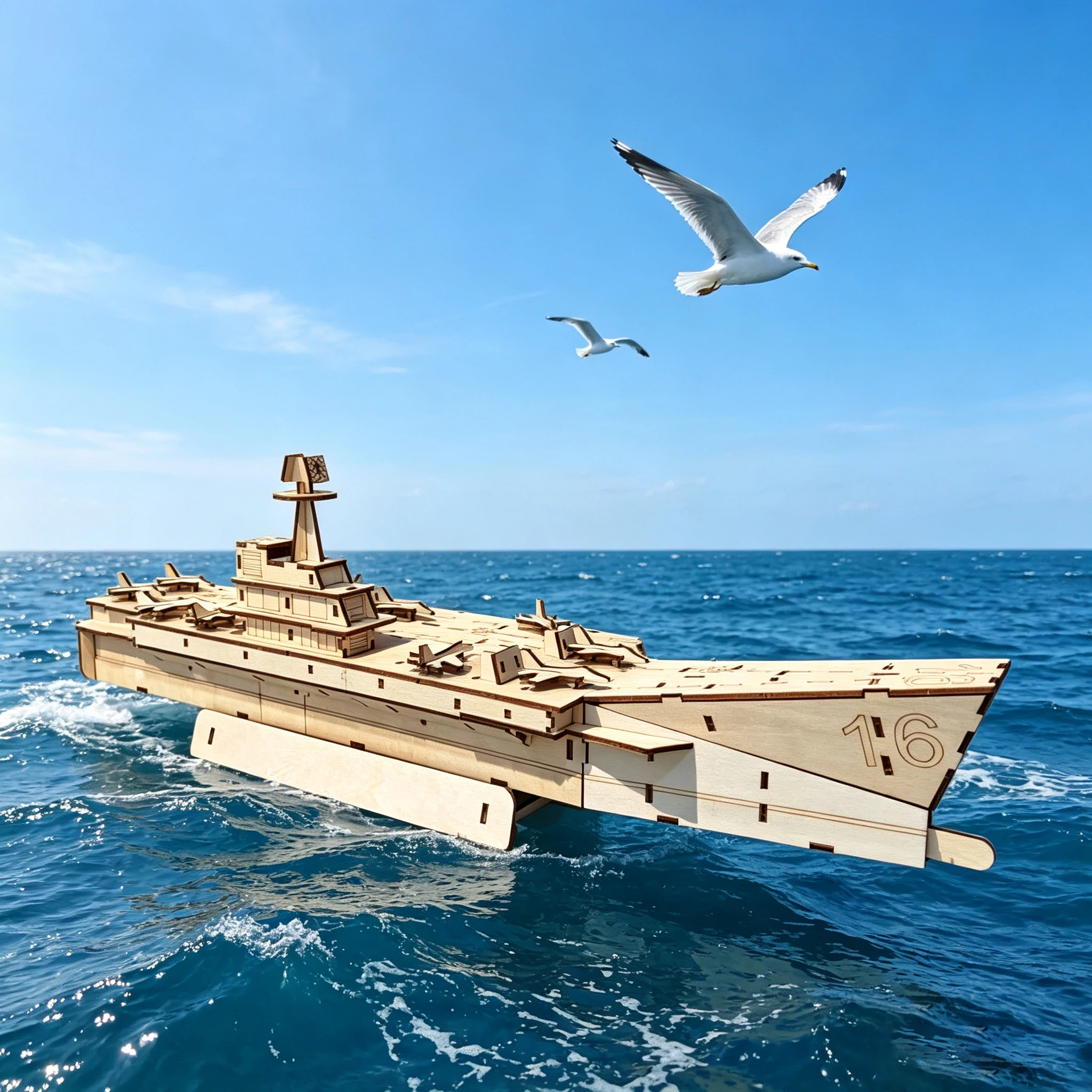Large-Scale 3D Aircraft Carrier Puzzle Model, DIY Assembly Kit, China's Liaoning, Collectible Decorative Artwork for Enthusiasts