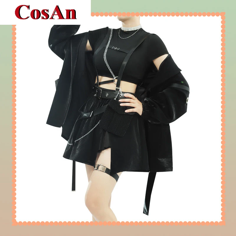 CosAn Hot Anime Vtuber Sister Cleaire Cosplay Costume Sweet Fashion Uniforms Activity Party Role Play Clothing Custom-Make