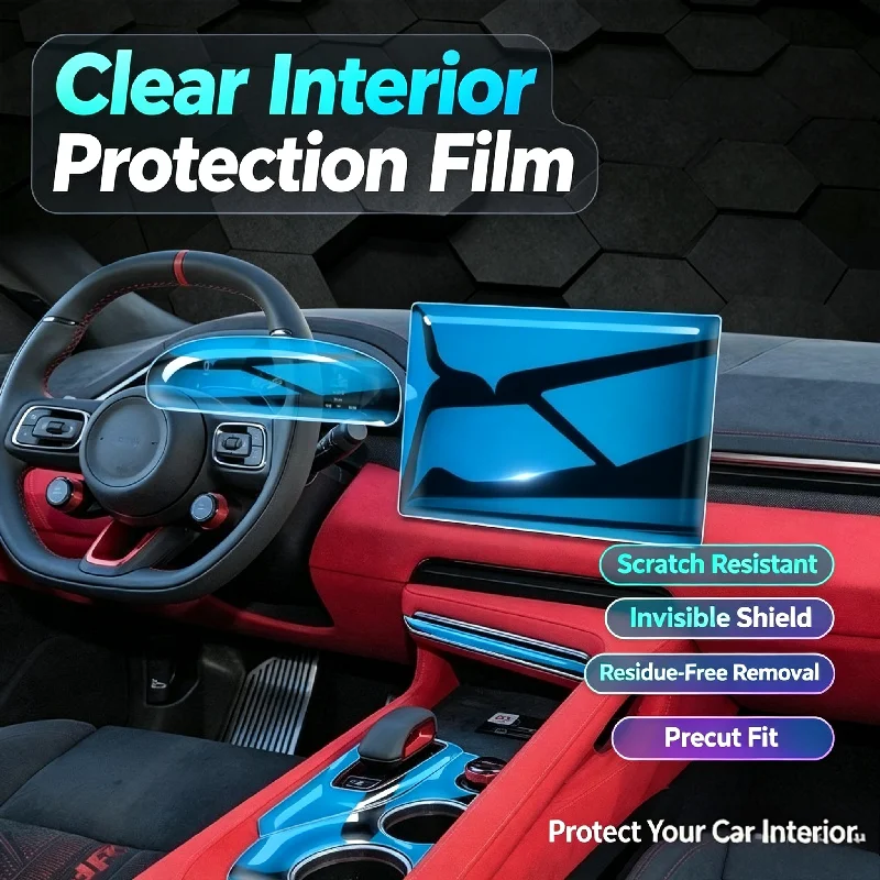 Screen Protector Film - ฟิล์มป้องกันคอนโซลกลางสำหรับ Zeekr 001 ปี 2024 ฟิล์มป้องกันหน้าจอนำทาง
