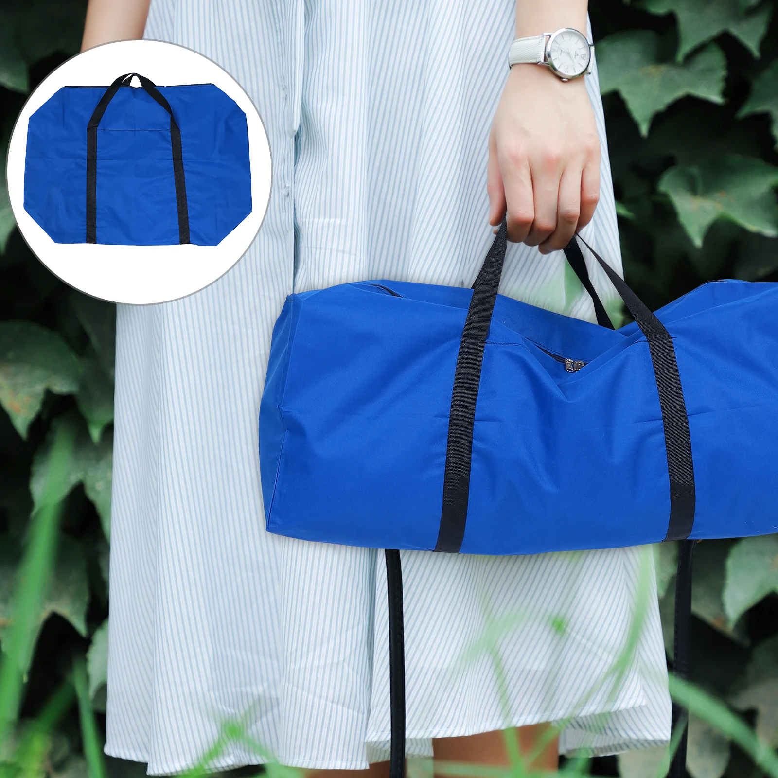 

Outdoor Storage Bag Strong Oxford Cloth Large Tote Camping Case Tent Paddle Boat Kayak H Shoulder Travel Container Pack
