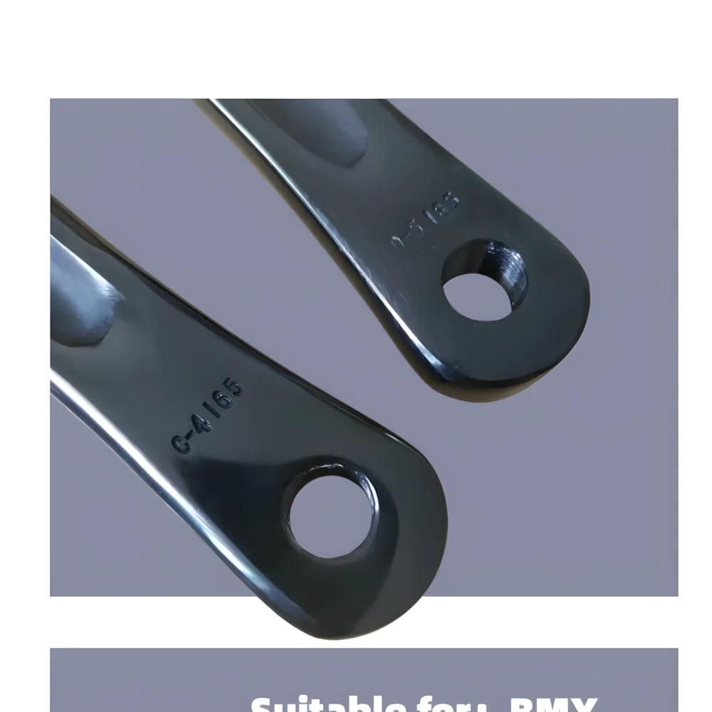 

110 BCD Складной велосипед с 5 рычагами, 165/170 мм, дорожный велосипед, 5 пятен, шатуны из алюминиевого сплава, детали MTB, черный цвет