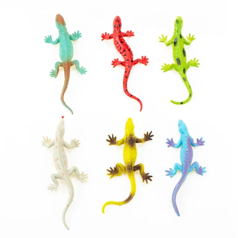 New Style Novelty Gag Toys Simulation Lizard Toy Gecko Reptile Simulation Juguetes Brithday Gift for Best Friend or Children