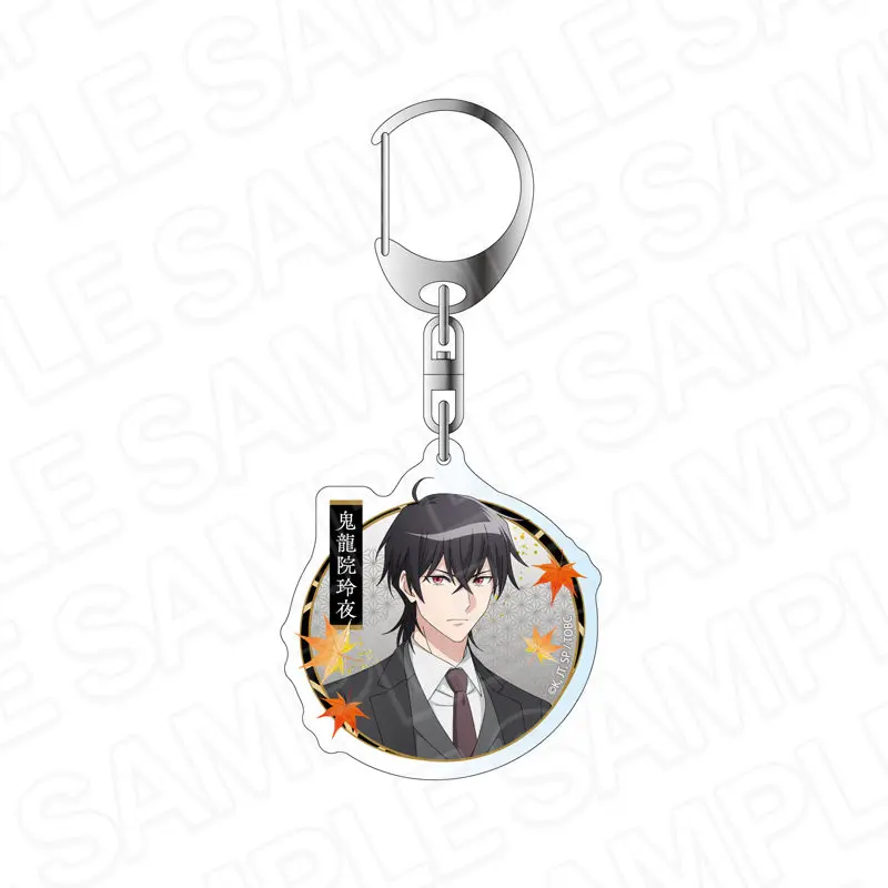 Anime The Ogre's Bride Reiya Kiryuin Yuzu Marda Circle Acrylic Pendant Keychains Bag Decorations Fans Gifts