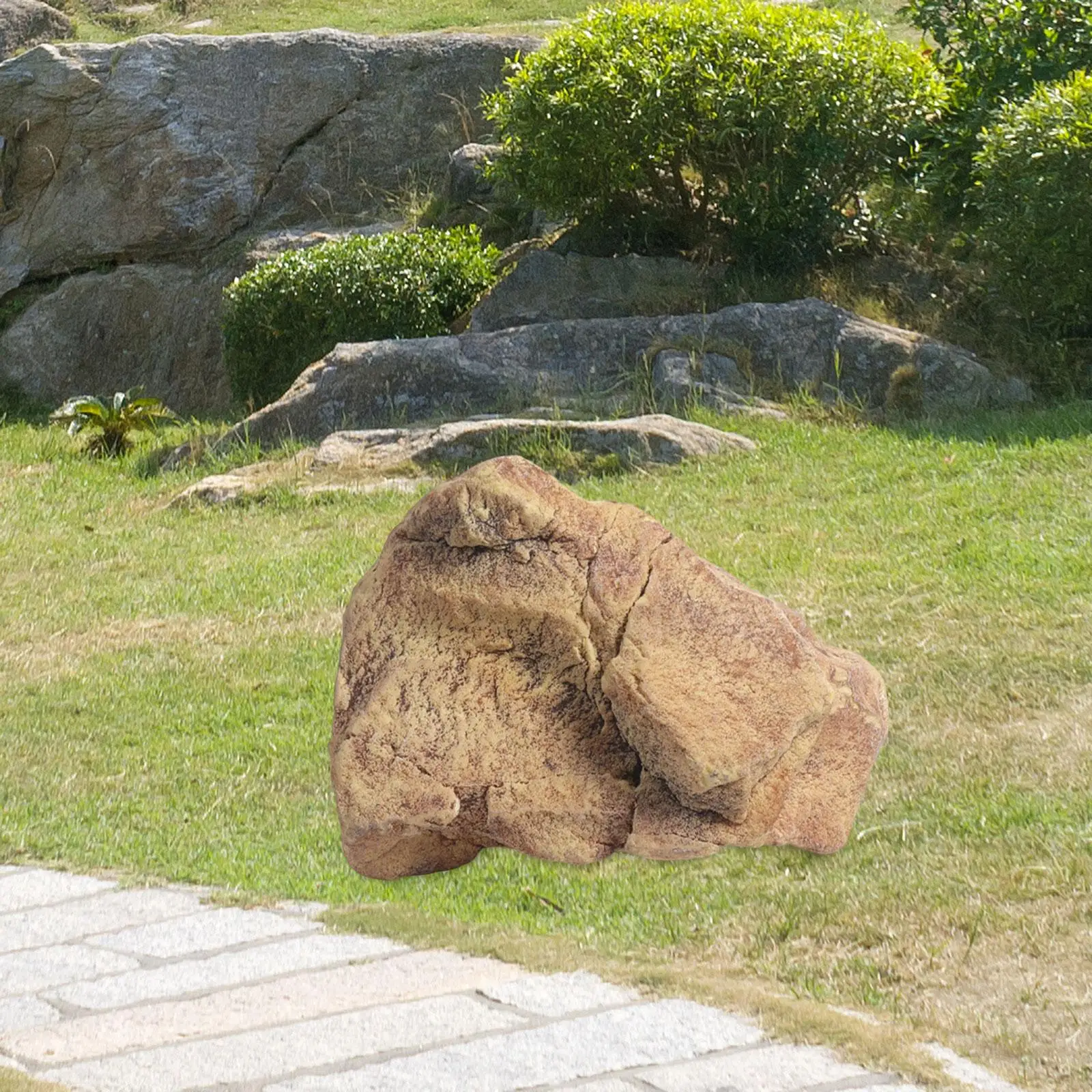 

Artificial Landscape Rock Foam Stone Garden Prop Faux Stone Simulated for Rockery Stage Performance Landscaping Indoor Home