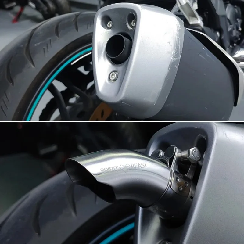 Выхлопная труба Spirit Beast, изгиб, аксессуары для выхлопной трубы мотоцикла, глушитель, выхлопная труба для SUZUKI GSX250R VOGE 300RR 300R