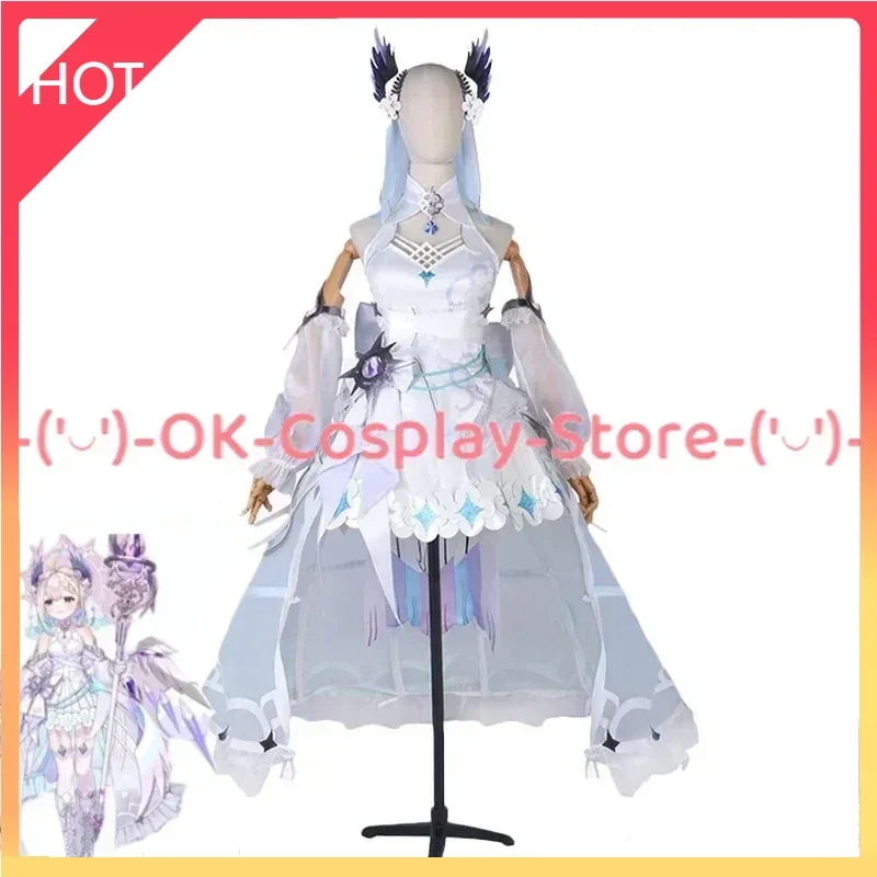 

[Custom Made] Enna Alouette Cosplay Costume Vtuber Ethyria Cosplay Dress Party Suit Anime Clothing Halloween Carnival Uniforms