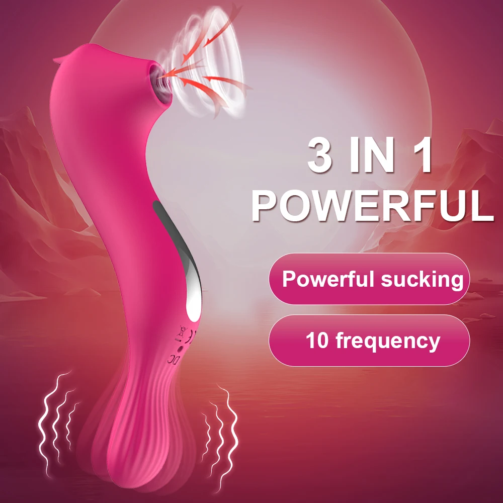 Powerful Sucking Vibrator Female G-Spot Clitoris stimulator Vagina Glans Massager Vacuum Suction Masturbation Sex Toys for Women