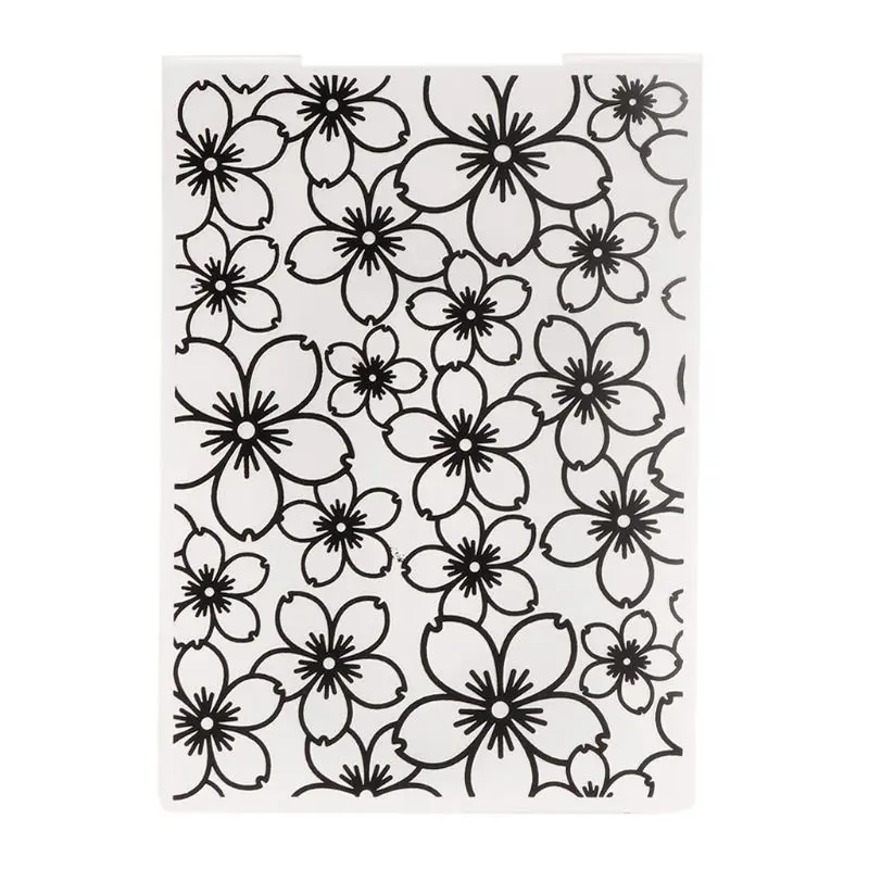 Plastic Embossing Folder Template for DIY Scrapbook Photo Album Card Paper Craft Flower--Y142