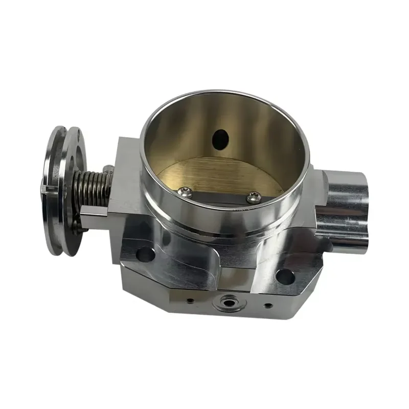 Custom CNC Machining Aluminum Turning Milling Parts For B16 B18 Throttle Body 70mm Precision Auto Engine Components Service
