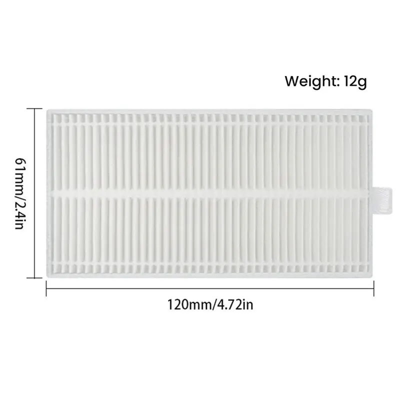 A52Q-Staubsaugerzubehör Hauptbürsten Seitenbürsten HEPA-Filter Mopps Staubbeutel – Detail 6