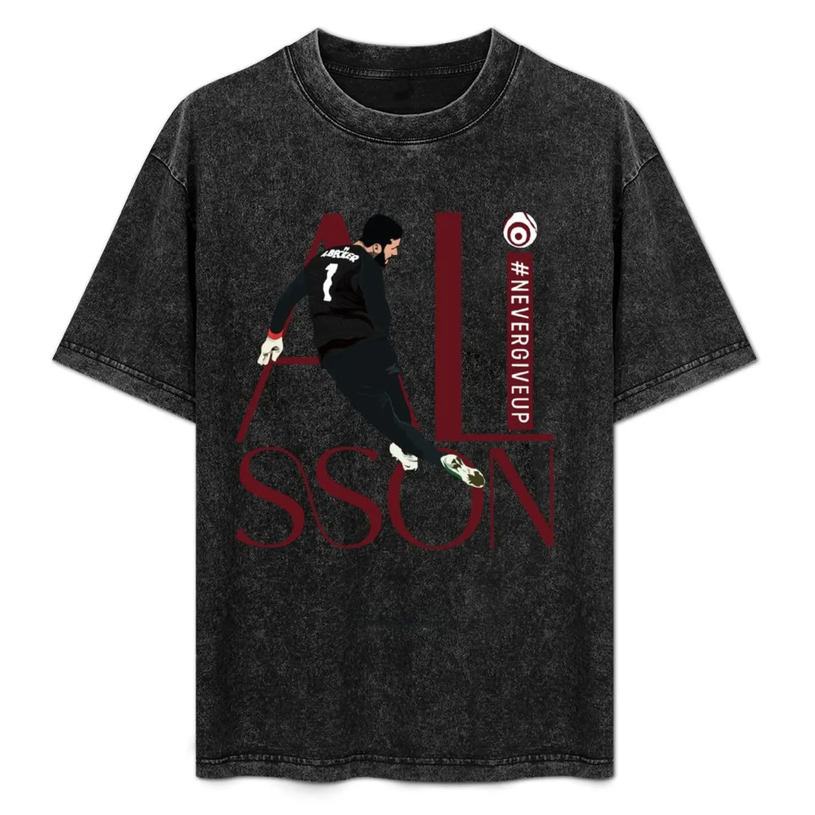 

Alisson Becker Goal T-Shirt Plus Size Solid Color T-Shirt