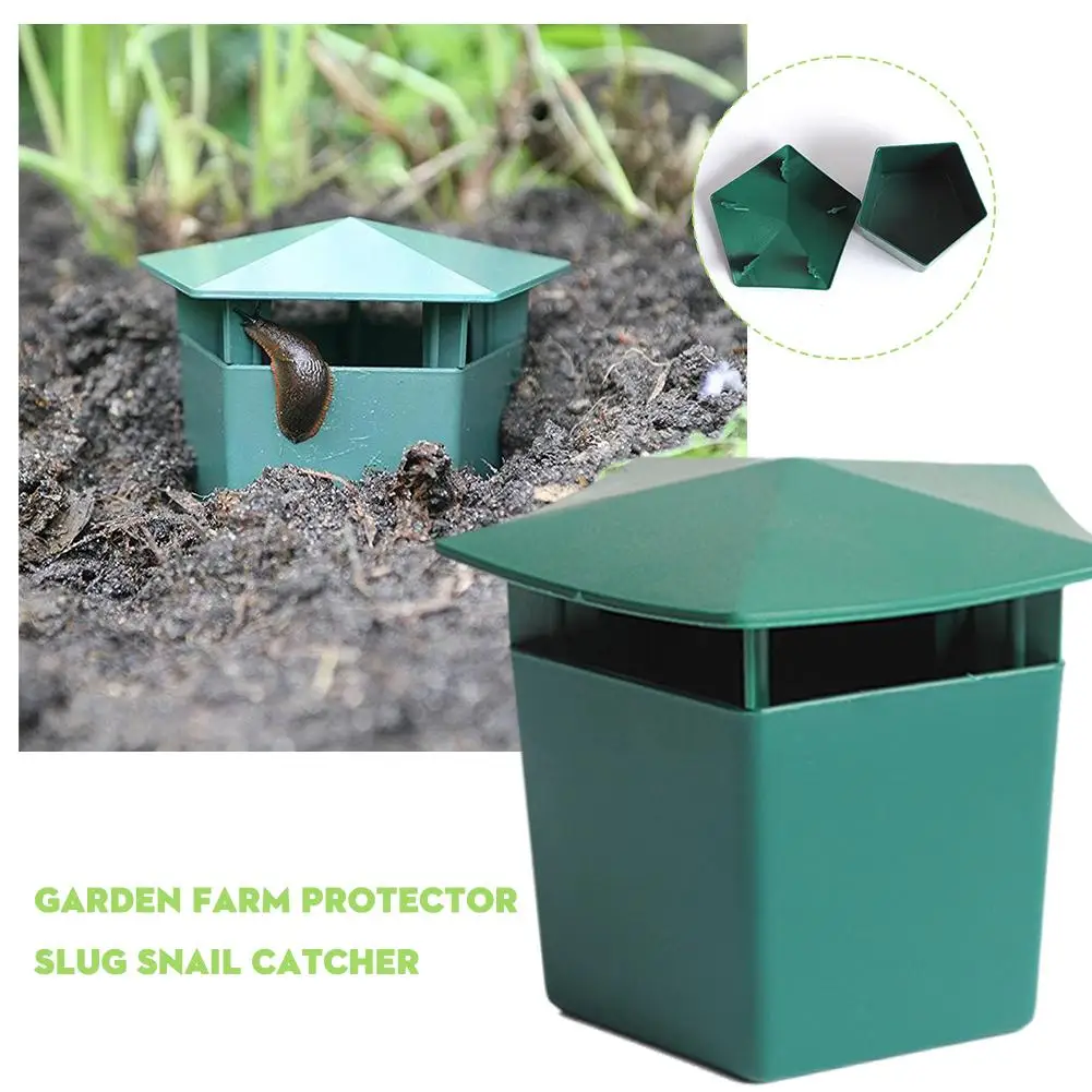 

New Eco-friendly Snail Cage Slug House Snail Trap Catcher Tools Protector Gintrap Pest Repeller Farm Garden Reject Animal O7D6