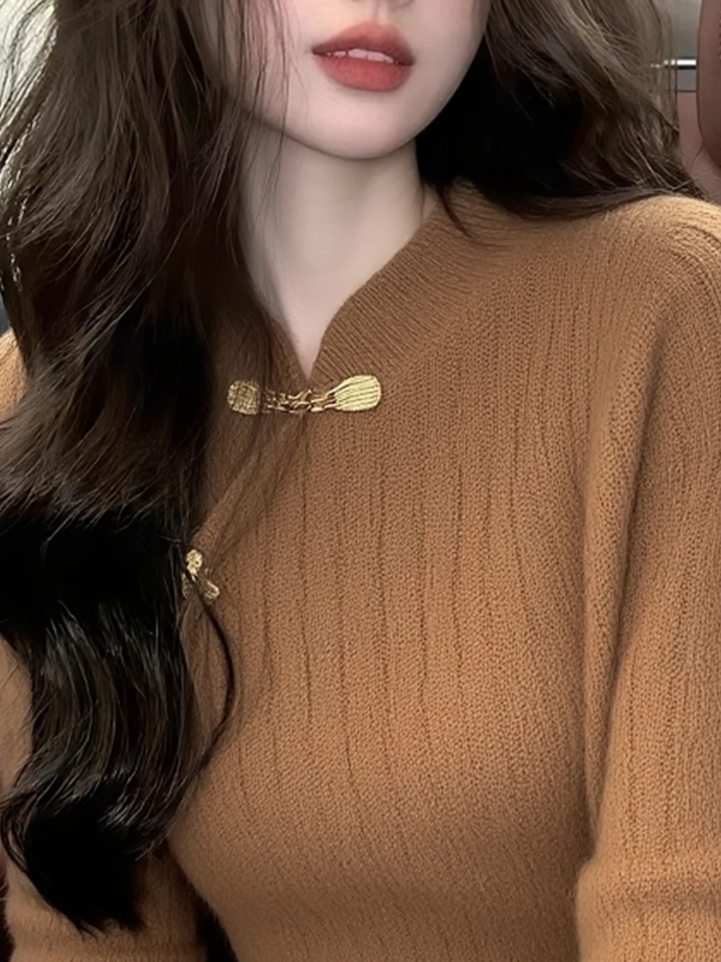 Morbido Camere lavorato a maglia lungo Sve Slim Fit Top invernale Design alla moda Comodo da donna Faion Commute Sle Versione coreana