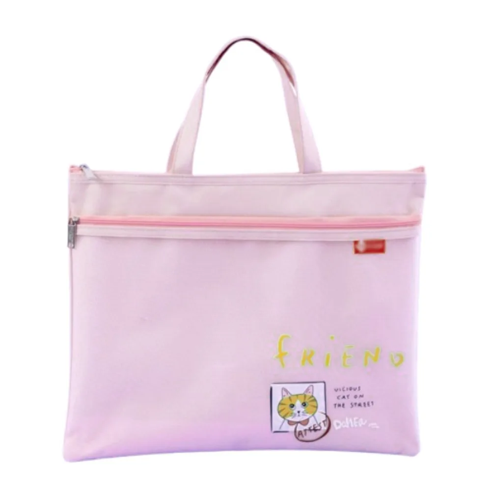 Portable Book Storage Bag Handheld Waterproof Art Storage Bag Dustproof Large Capacity a4 File Organizer for Students