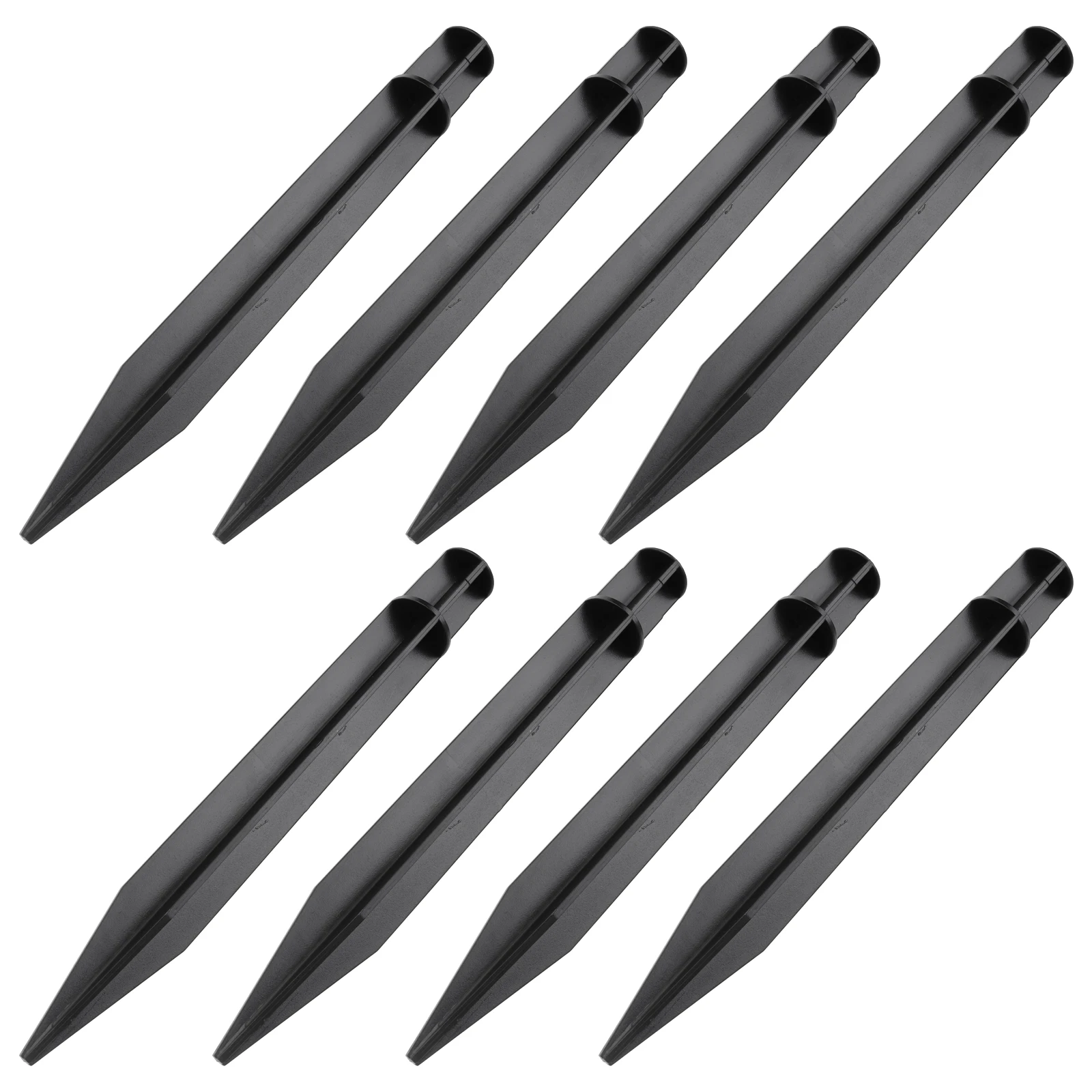 

8 Pcs Lawn Lamp Socket Ground Spikes Post Solar Lights Outdoor Plug Replacement Stakes for Garden