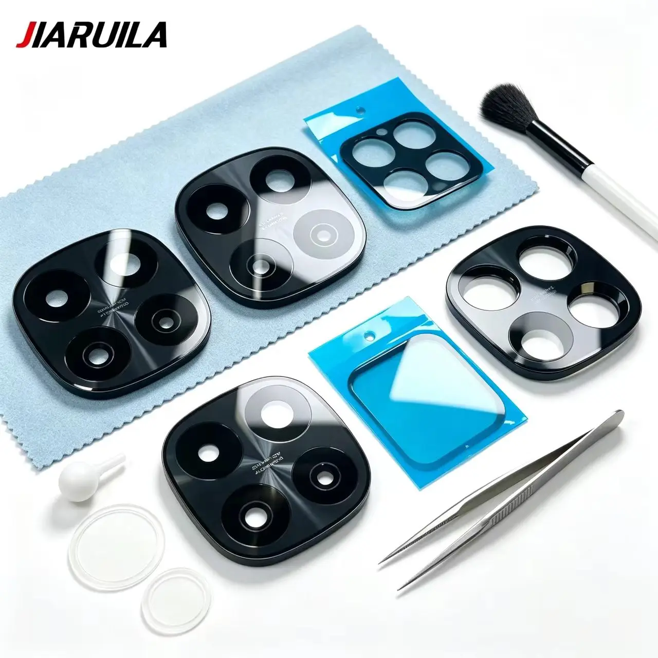 10 sets Rear Back Camera Glass Lens Cover For Xiaomi Redmi Note 14 Pro Plus 5G Back Rear Camera Glass Lens Repair Parts