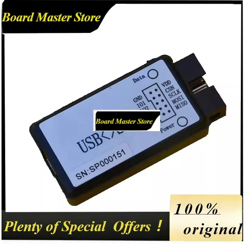 BoMaSUSB To SPI Adapter With 4-channel GPIO High-speed Communication Support For Master-slave Mode