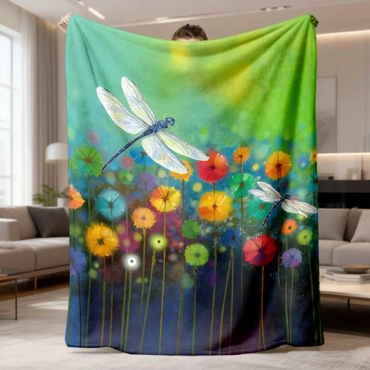 Charming Vintage Horse Throw Blanket Diverse Breed Stallion Mare Head Portrait Wildlife Pattern Cover For Daybed Sofa