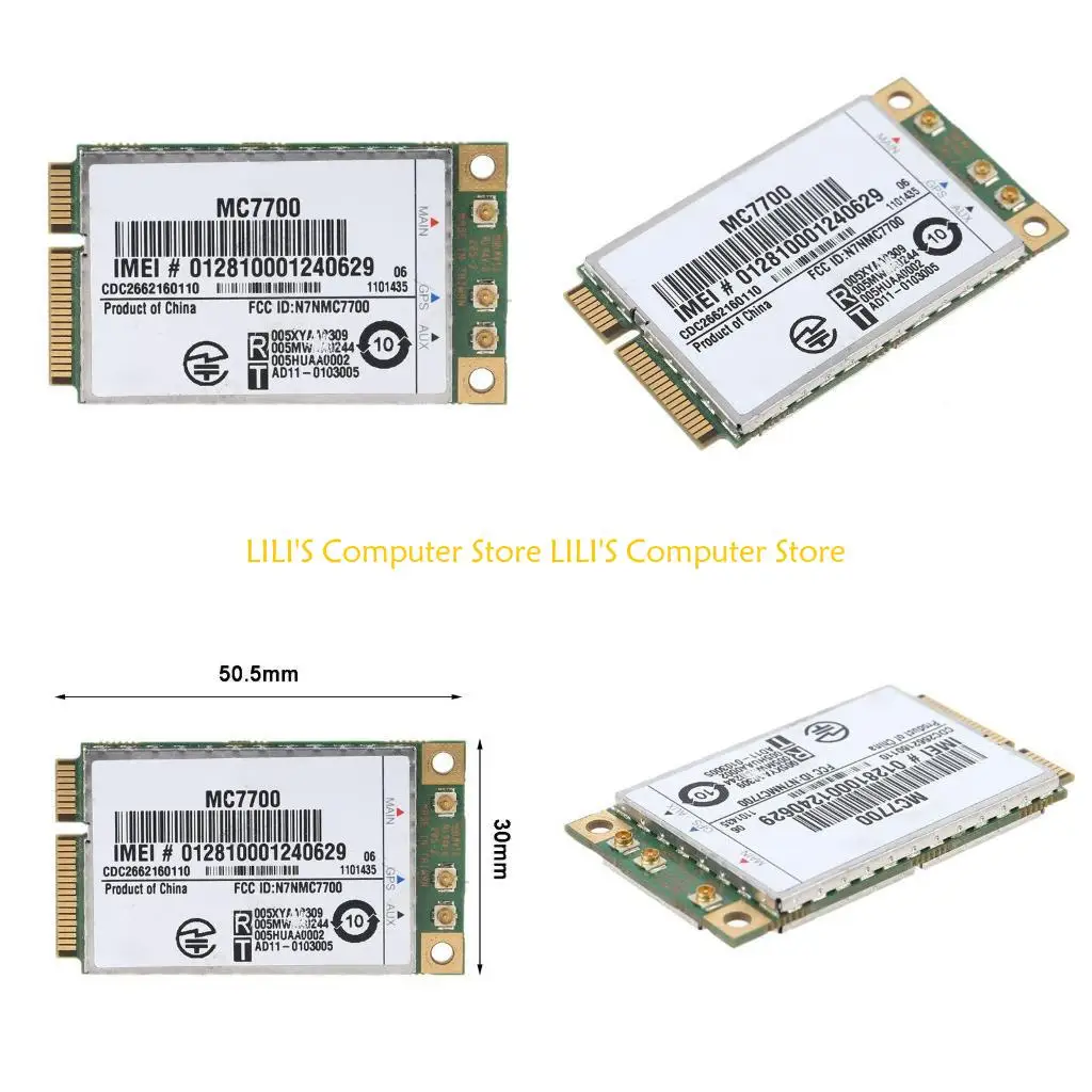 

A52B Mini PCI-E 3G/4G WWAN GPS Module MC7700 PCI for Express 3G HSPA LTE Wireless Card