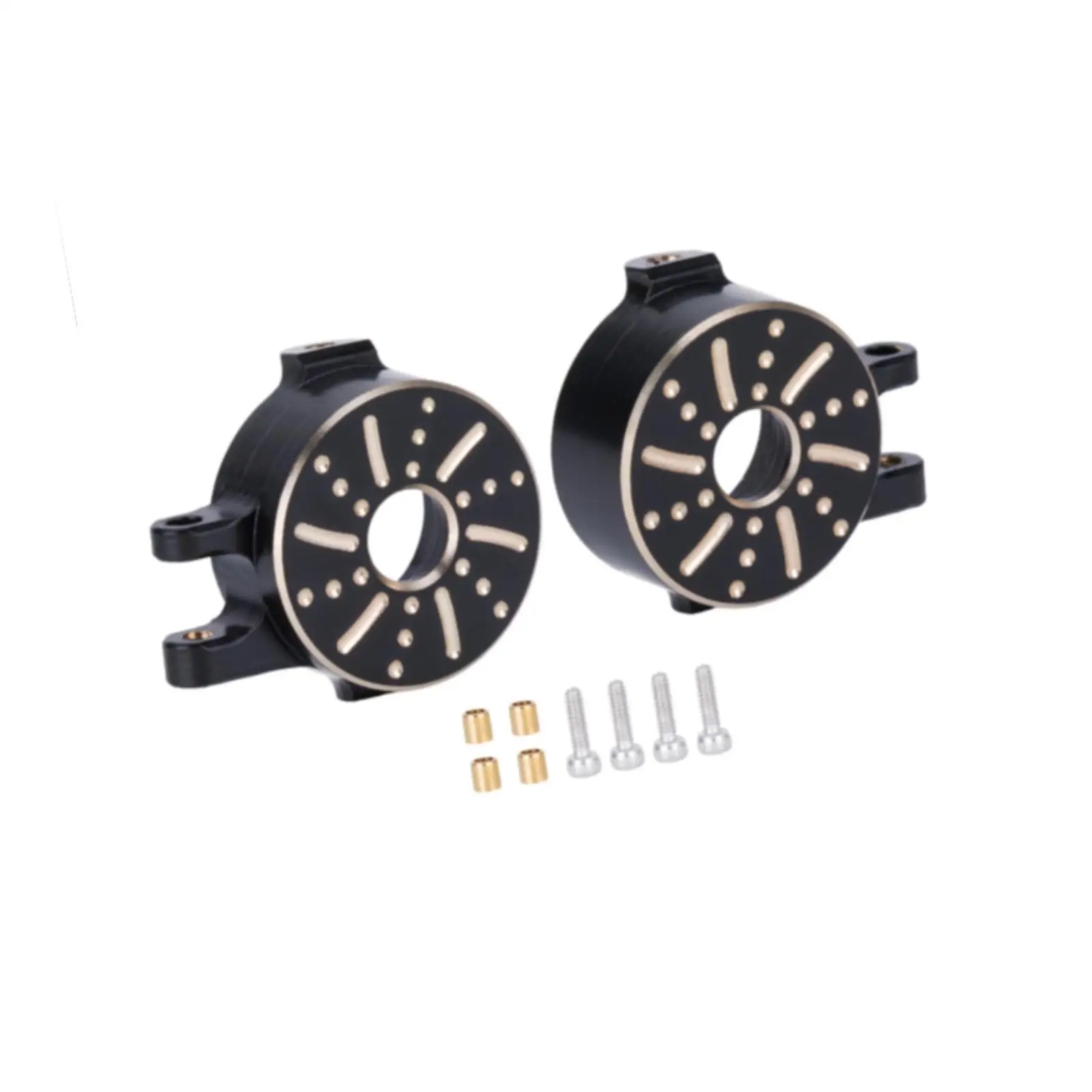 

Brass Steering Knuckles for 1:32 RC Crawler Sleek Miniature Lightweight Simulation Vehicle Upgrade Parts Replacement Accessories
